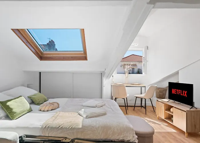 Charme & Soleil Au Dernier Etage Liberation Apartment